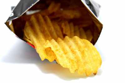 chips close colors crisps